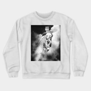 "Beautiful Thinker" Illustration Crewneck Sweatshirt